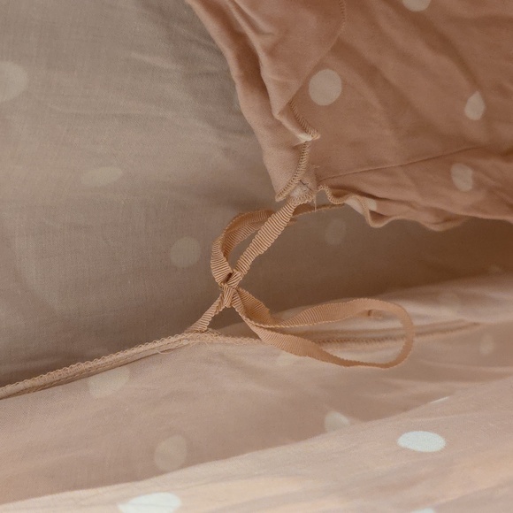 UO Ruffle Dotted Wrap Dress - Picture 6 of 7